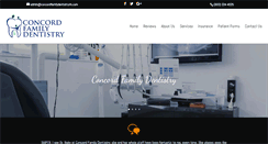Desktop Screenshot of concordfamilydentistrynh.com